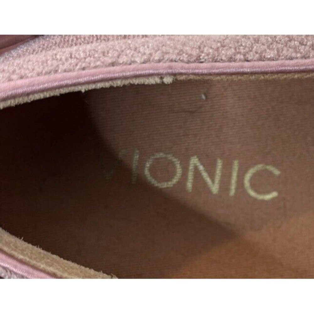 Vionic Midi Holiday Slip On Sneakers Shoes Women’s Size 7 Blush Velvet Pink - Picture 12 of 12